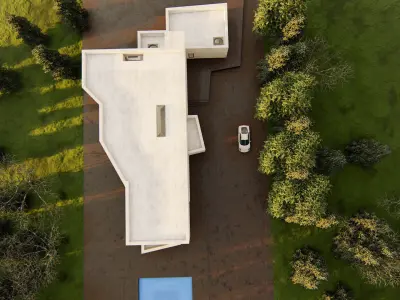 Hill House Lumion best Effect Low-poly 3D model