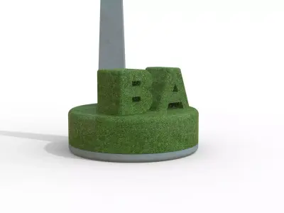 Buenos Aires Obelisk  Architectural Landmark 3D Model 3D print model