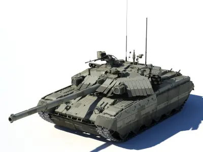 T-84 Oplot 3D model