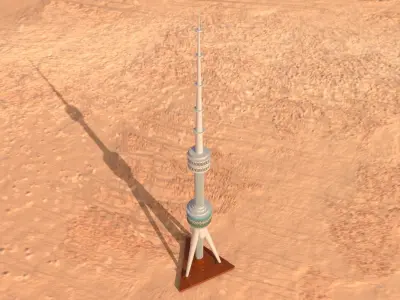 Tashkent Tv Tower 3D model