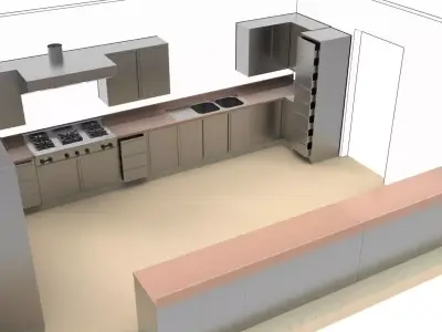 KITCHEN 13 3D model