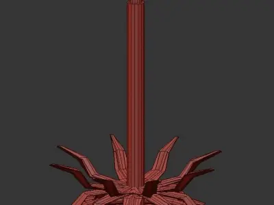 Dahlia Medium 3D model