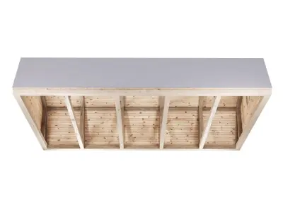 Wooden Ceiling V14  3D model