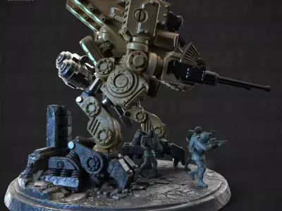 Konfusion 47 Linewrecker Static Set 32mm 3D print model