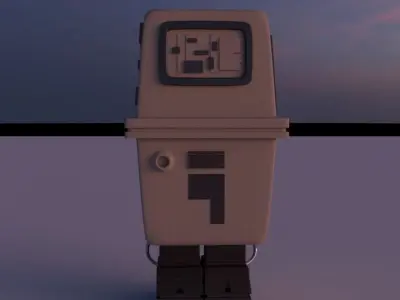 Gonk Droid 3D model