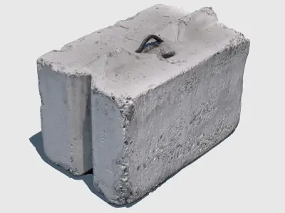 Another Concrete Block-3D Scan 3D model