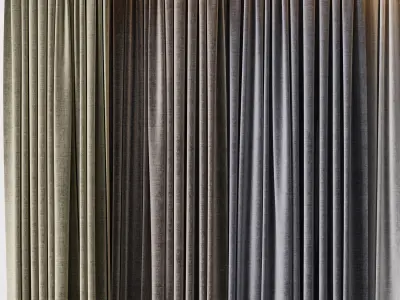 Hadi curtain 65 3D model