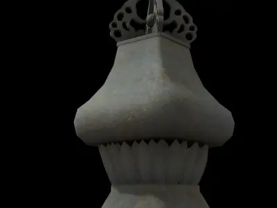 Korean Traditional Watchtower - Dongsipjagak  3D model