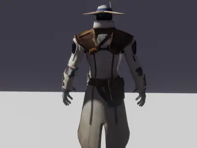 Cypher Rigged - Valorant Low-poly 3D model