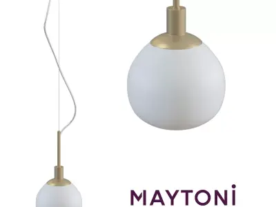 Pendant Lamp Erich MOD221-PL-01-G Maytoni Modern Free 3D model
