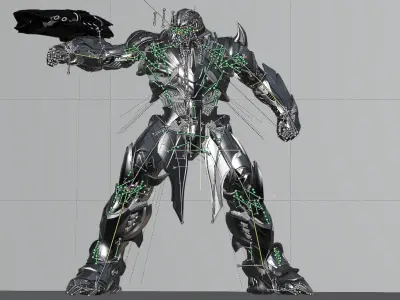 Megatron Transformers The Last Knight 3D model