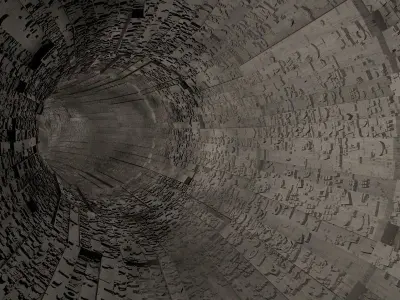 Sci-Fi Tunnel 3D model