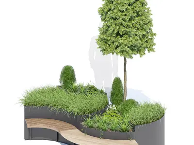 Flo planter 3D model