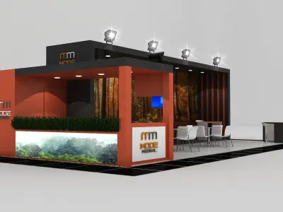 Mode MKL Size 5m x 12 m  Height 350 cm 3D model