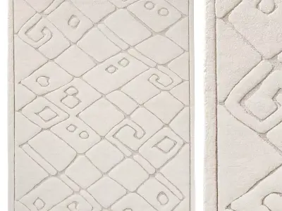 NORIAH WOOL RUG 3D model purchase
