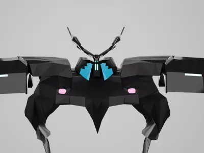 Mecha Pilot Gear Low-poly 3D model