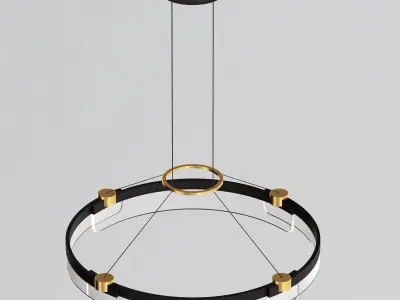 Chandelier MARGA Low-poly 3D model