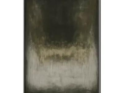 Set of 3 Abstract Paintings in Frames 3D model 3