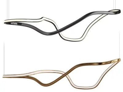 Freeform Series Light Sculpture III 3D Model 3D model