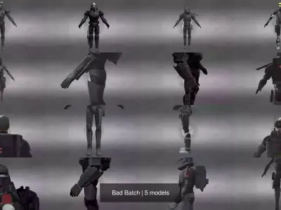 Bad Batch 3D Model Pack