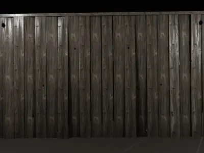 Fences 3D model purchase
