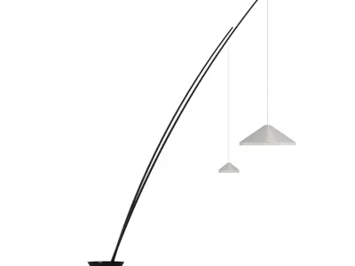 NORTH  Floor lamp By Vibia 3D model