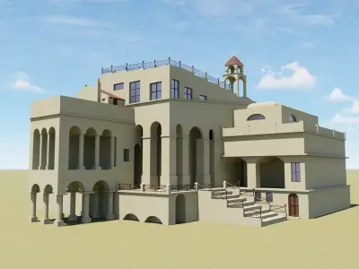 Historical building  3D model purchase