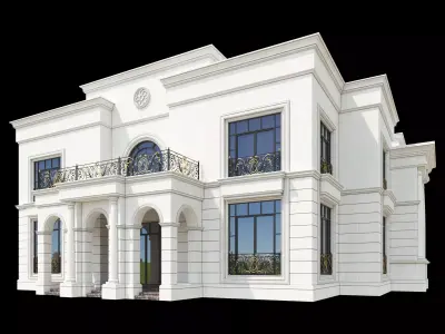 Classic Villa Design 005 3D model