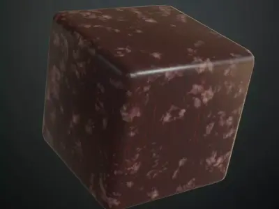 Mottled Mahogany Enamel Texture