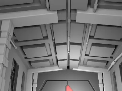 Sci Fi Corridor 3D model