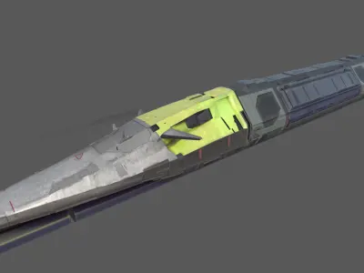 train 01 3D model