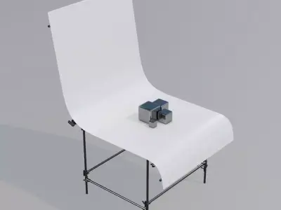 Photo shooting table 3D model