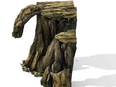 Explore the mountains - rocks 19 3D model
