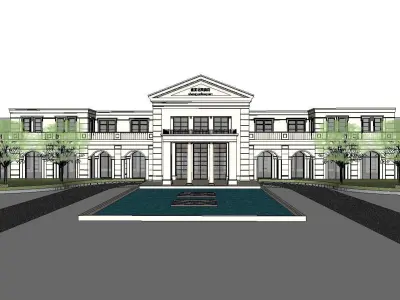 vacation spot-Resort-Fashion Leisure Hotel-0243 3D model