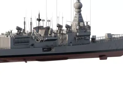 GREEK NAVY MULTIROLE ADVANCED FRIGATE 3D model