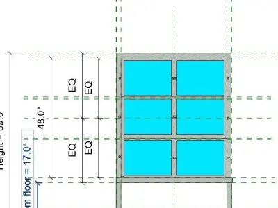 Cabinet Revit Family 3D model