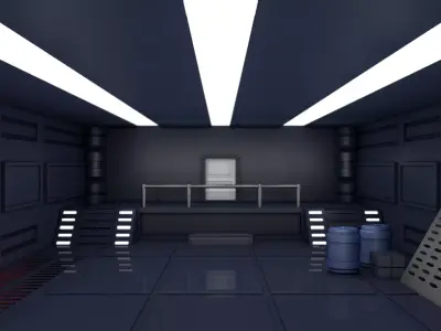 Sci Fi Room 3D model