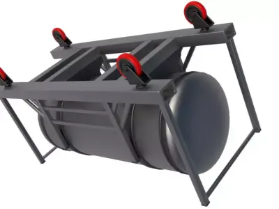 Beer Storage Tank 3D model