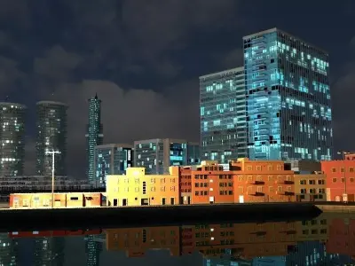 Anzio city future 3D model