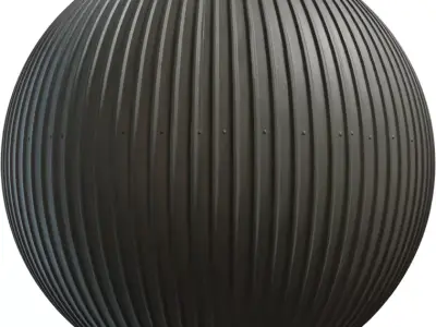 Industrial Corrugated Wall Texture