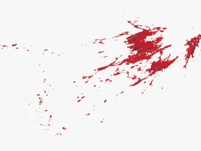 Swirly Blood Splatter vol1 4 3D model