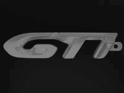 Peugeot GTI Keyring 3D print model
