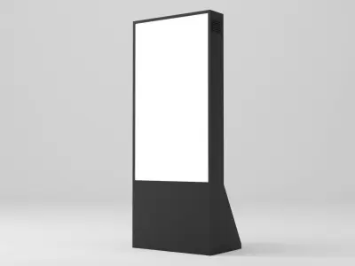 Display machine 3d model Low-poly 3D model