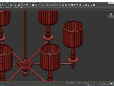 PALMER CHANDELIER Low-poly 3D model