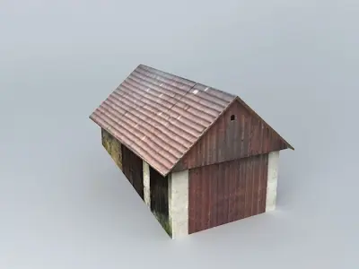 humno barn Free 3D model