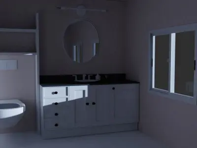 Bathroom Modelling 3D model