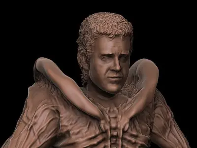 Alien 3 Tom statue 3D model