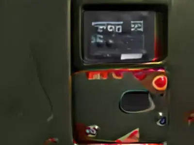 Worn Military Portable Power Generator Low-poly 3D model