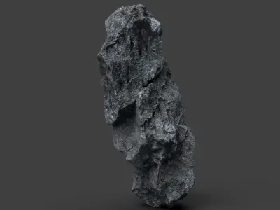 Rock 7-7 Low-poly 3D model purchase