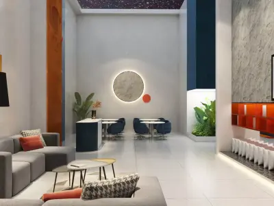 Furniture Exhibition Gallery 3D model